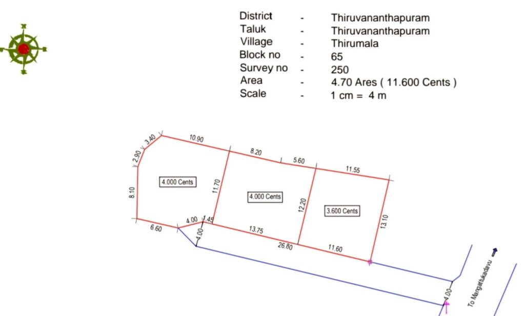 HOUSE PLOT FOR SALE IN THIRUMALA