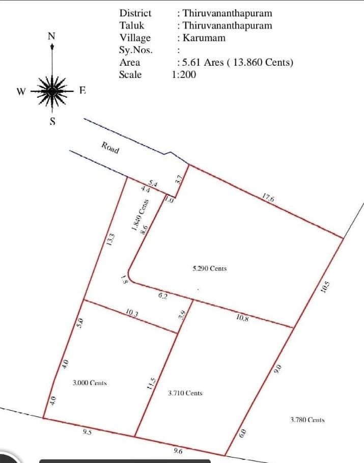 plot For Sale In Pappanamcode Kizhakevila